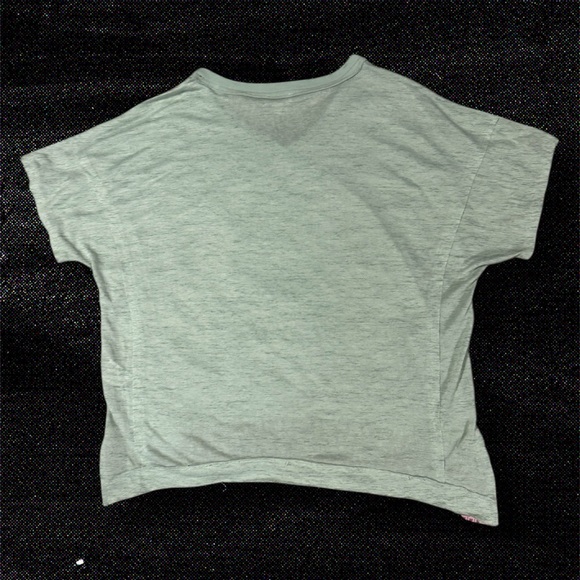 Umgee Mint Green V-Neck Shirt - Picture 2 of 6